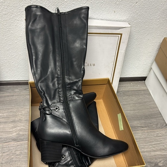 Charter Club Women's Jaccque Knee-High Stretch Boots (WIDE CALF) - Picture 5 of 5